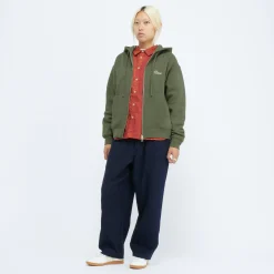 Cursive Small Logo Zip-Hoodie>Dime MTL Best