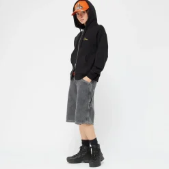 Cursive Small Logo Zip-Hoodie>Dime MTL Discount