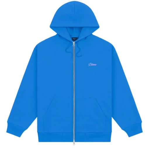 Cursive Small Logo Zip-Hoodie>Dime MTL Cheap