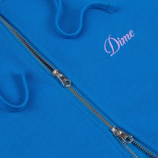 Cursive Small Logo Zip-Hoodie>Dime MTL Cheap