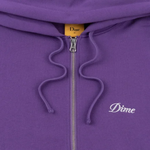 Cursive Small Logo Zip-Hoodie>Dime MTL Best